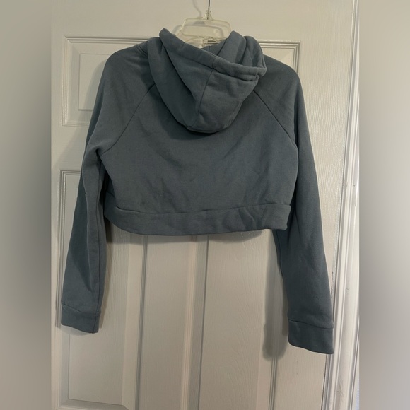 Gymshark Cropped Teal Hoodie - Picture 4 of 7